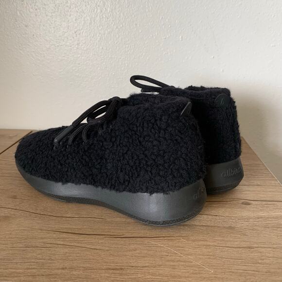 NEW Allbirds Wool Runner Up Mizzle Double Fluff Womens 8 Black Machine Washable - Picture 8 of 12